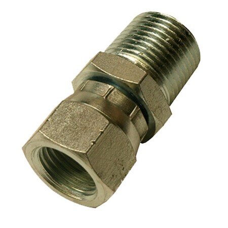 Apache 39039198 0.38 in. Male Pipe x 0.38 in. Female JIC Swivel Hydraulic Adapter 193822